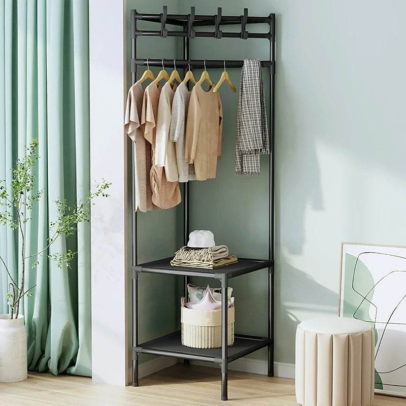 Corner Coat Rack Shelf - DMC Wholesale