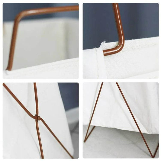 Cotton Linen Dirty Clothes Hamper Washing Basket - DMC Wholesale