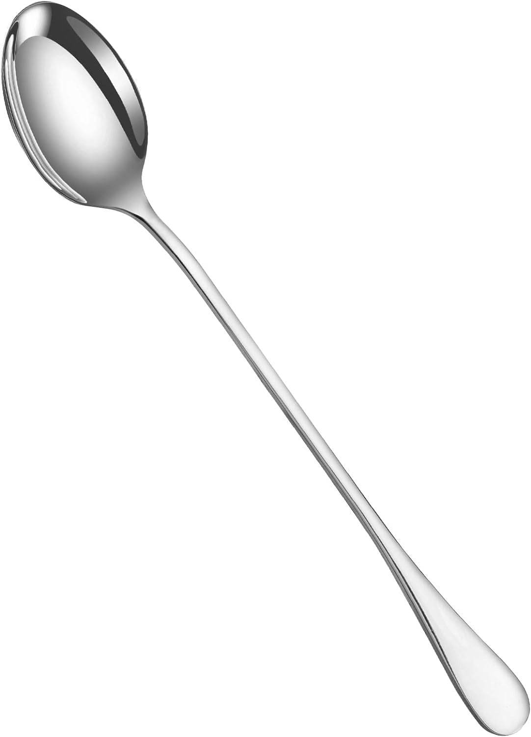 Stainless Steel Long Handle Ice Cream Spoon Set (6 pcs) - DMC Wholesale