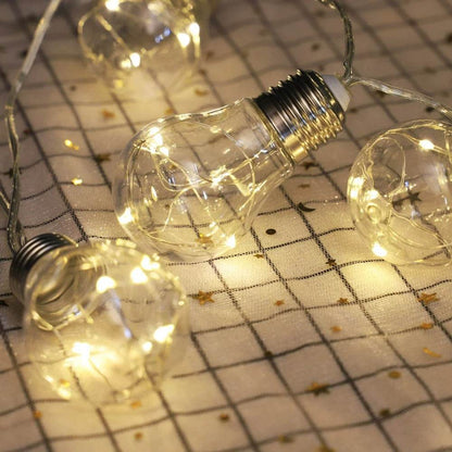 Frosted Bulb Ball String Lights - DMC Wholesale