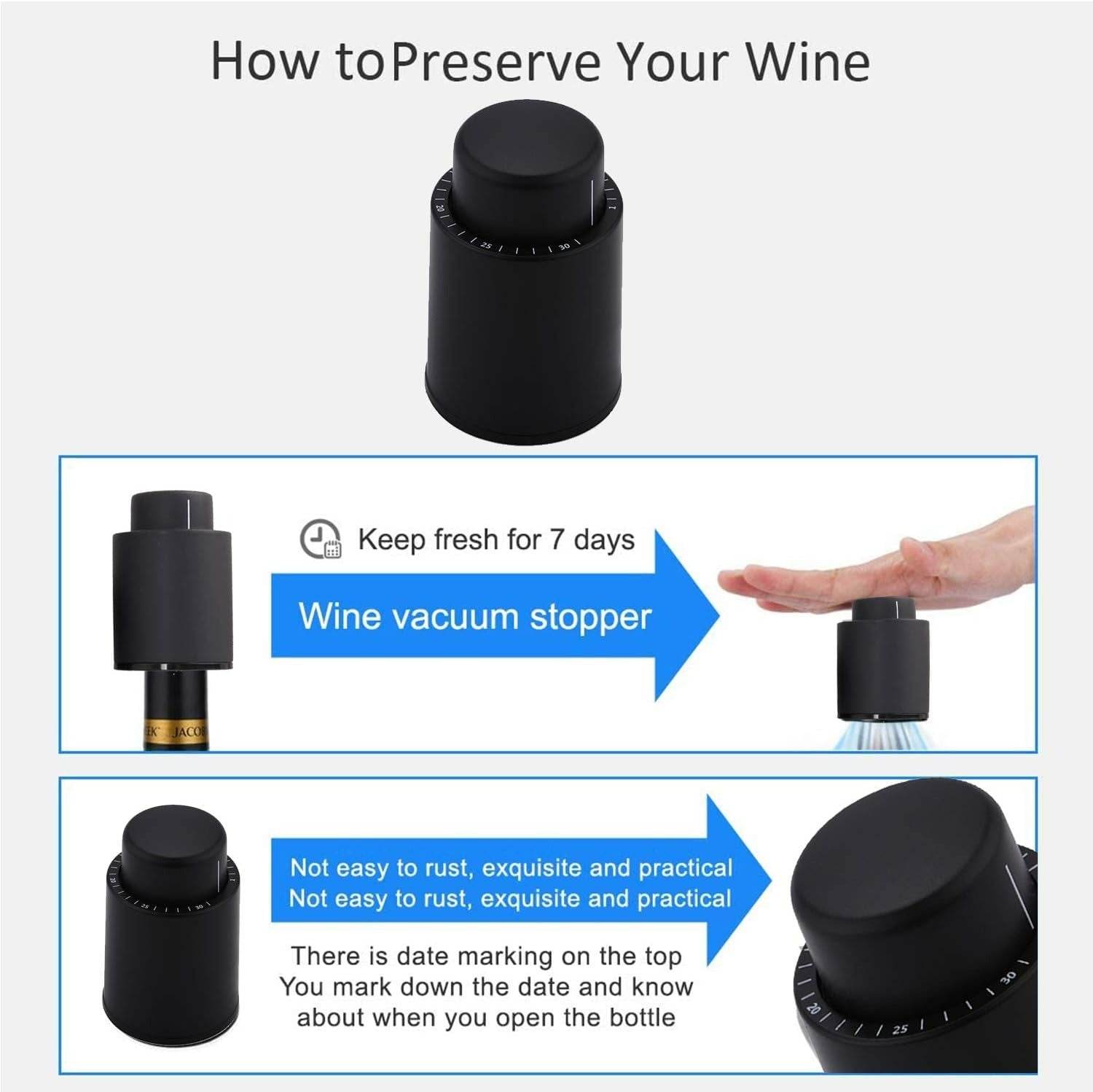 Wine Vacuum Stopper - DMC Wholesale