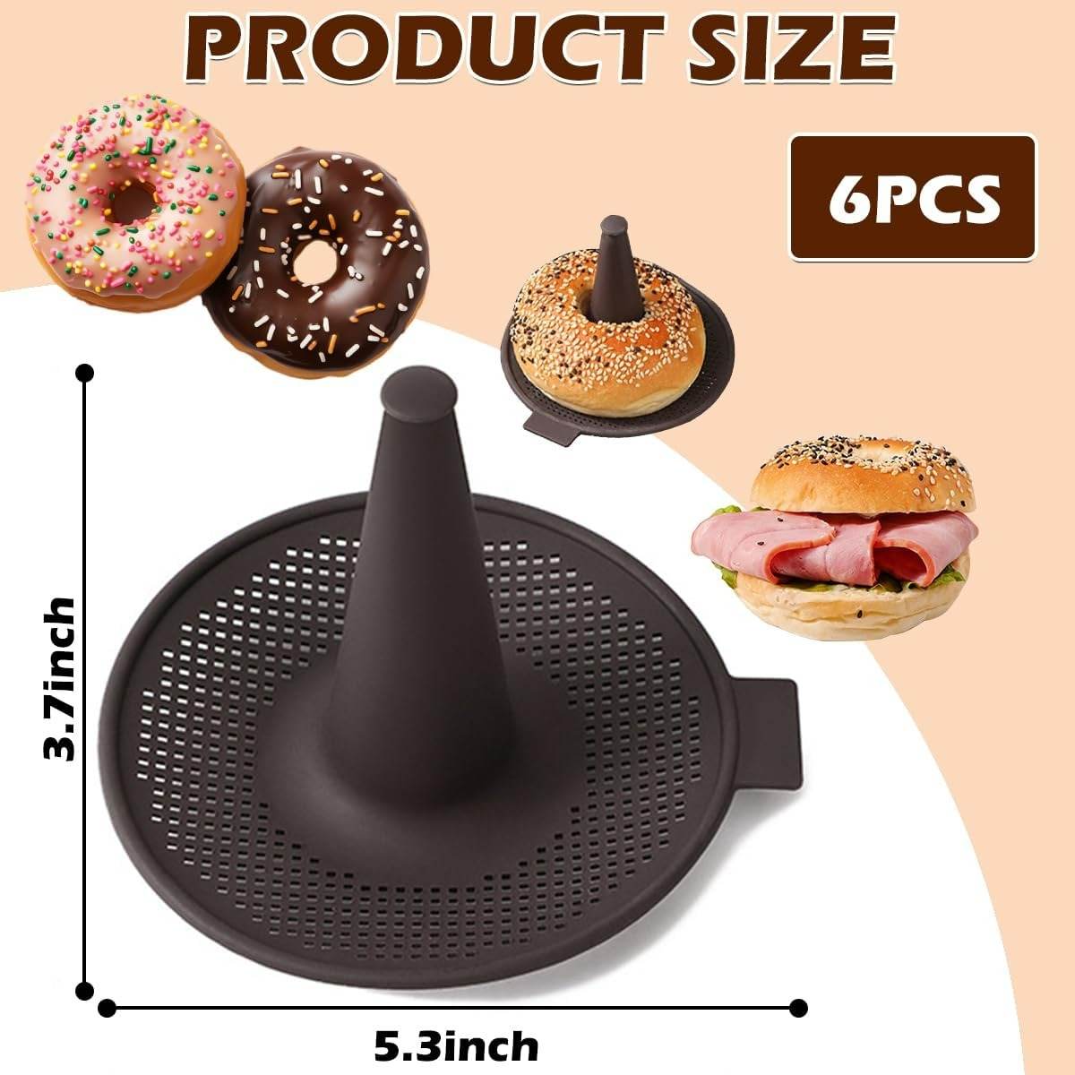 Silicone Bagels Moulds (6 pcs) - DMC Wholesale