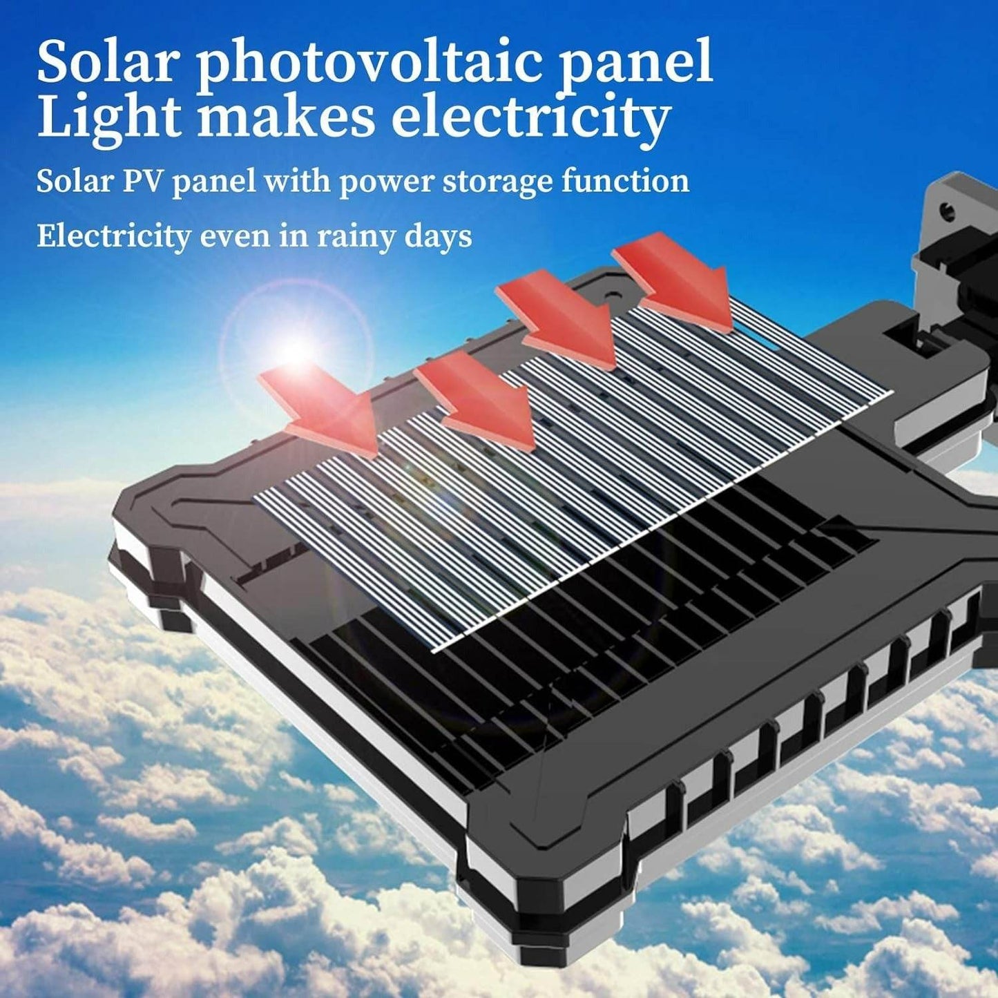 Square Motion Sensor Solar Street Lamp - DMC Wholesale