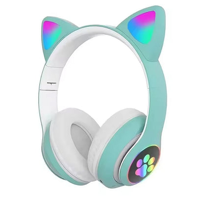 Cat Ear Bluetooth Headphones Headset