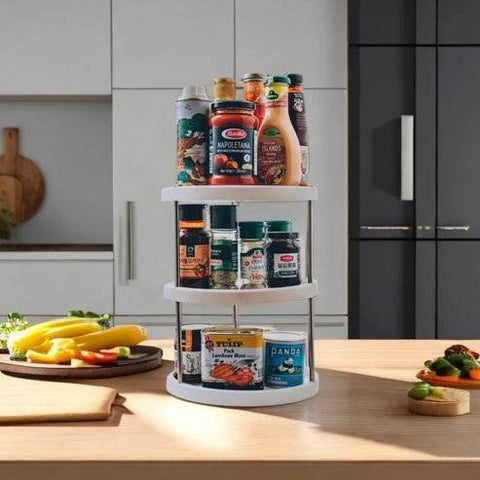 360° Rotating Spice Organiser (3 Tier) - Alt View