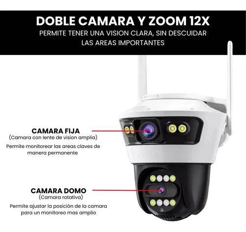 Outdoor IP Wifi Camera Fixed + Rotating - DMC Wholesale