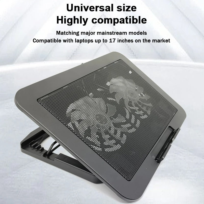 Dual Fine Tech Laptop Cooler Pad