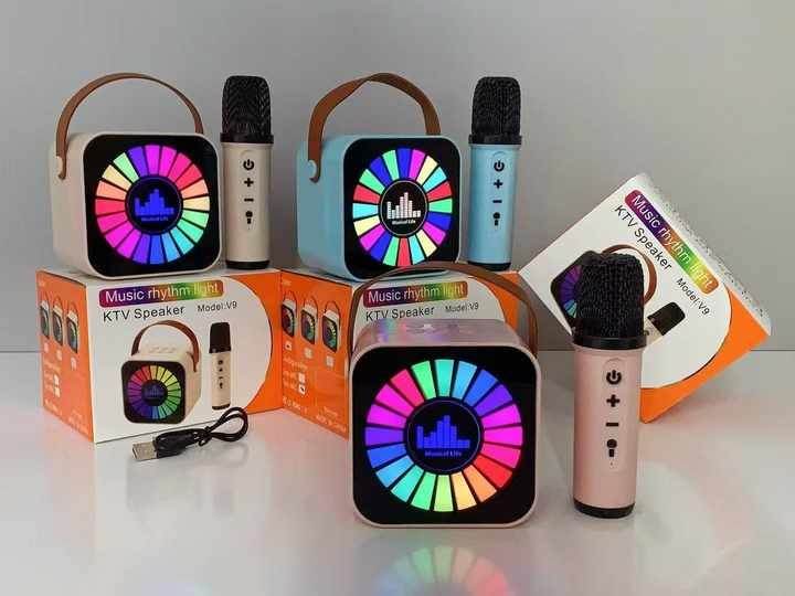 RGB Light for Bluetooth Karaoke Speaker (2 mics included) - DMC Wholesale