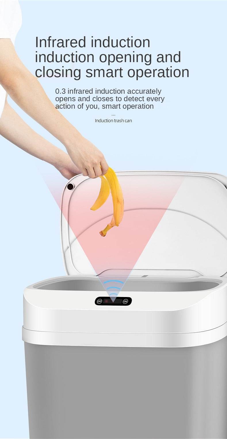 Smart Sensor Trash Can (15L) - DMC Wholesale