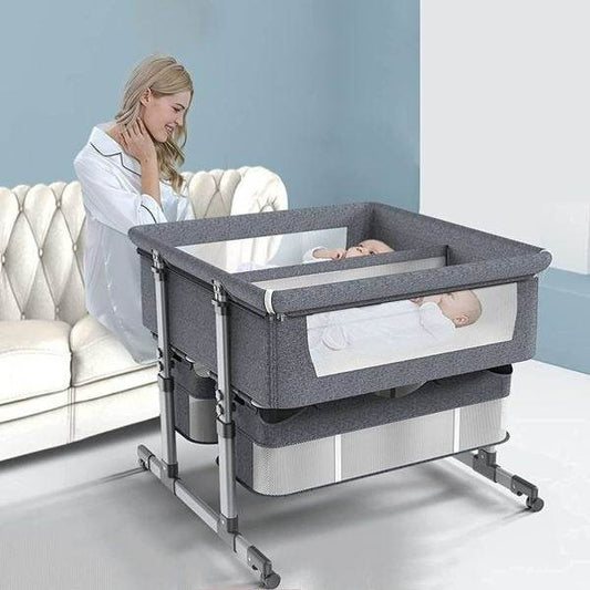 Twins Baby Crib Bedside Baby Cot - DMC Wholesale