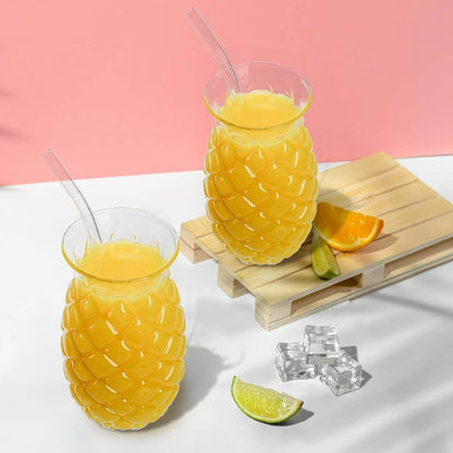 Pineapple Drinking Glass (450ml)(Each) - DMC Wholesale