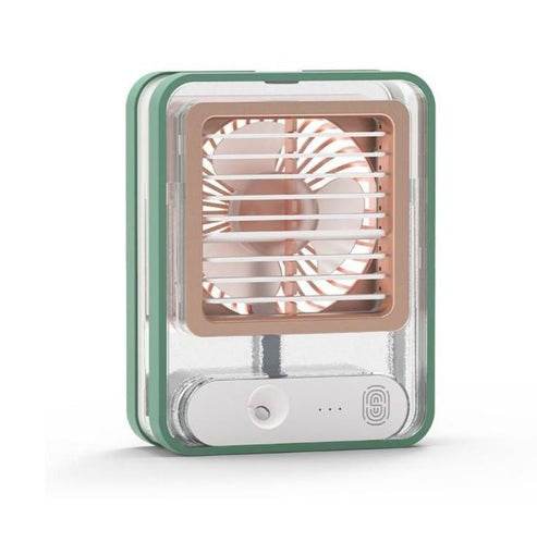 Water Cooled Desk Fan, With Humidifier Spray - DMC Wholesale