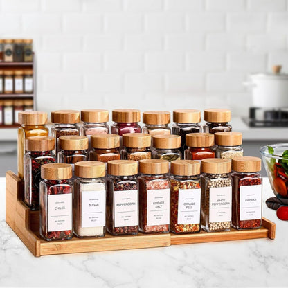Spice Jar Containers Set (120ml)(24 pcs)