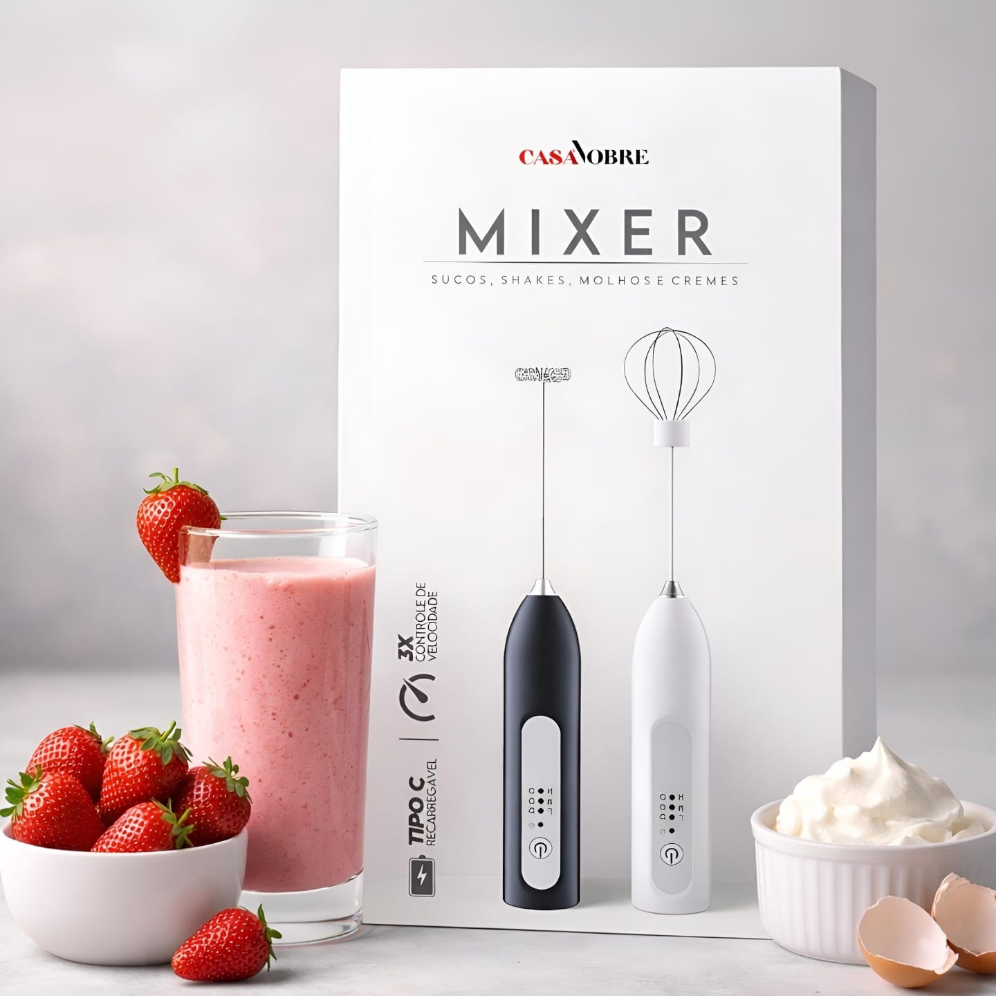 Rechargeable Milk Frother