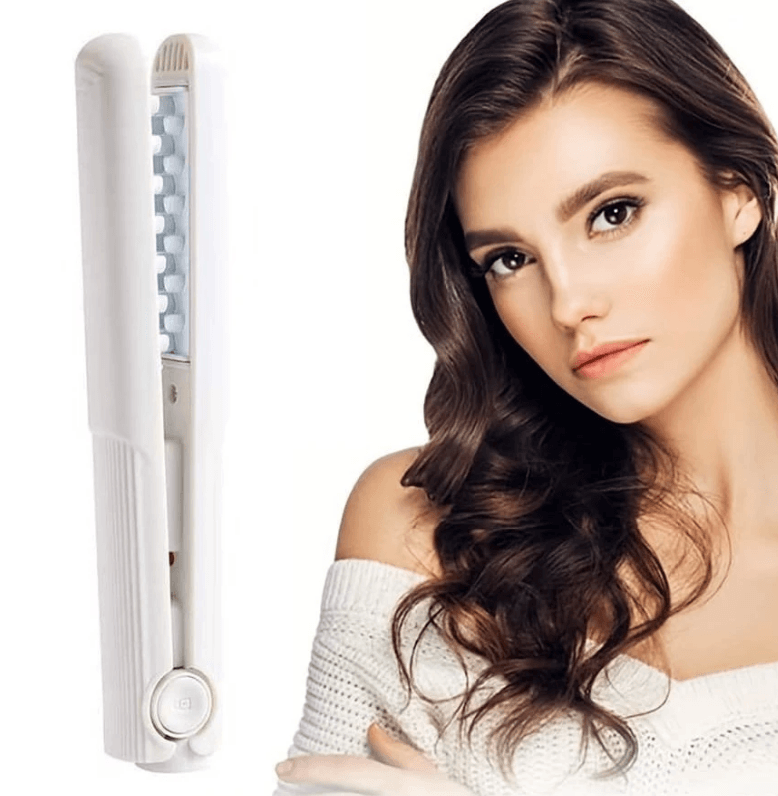 3D Grid Fluffy Hair Ceramic Curling Iron - DMC Wholesale