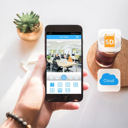 25MP Outdoor Five Lens 720 ° Rotating PTZ Camera