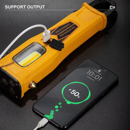 High Lumen Super Bright Solar Emergency Flashlight