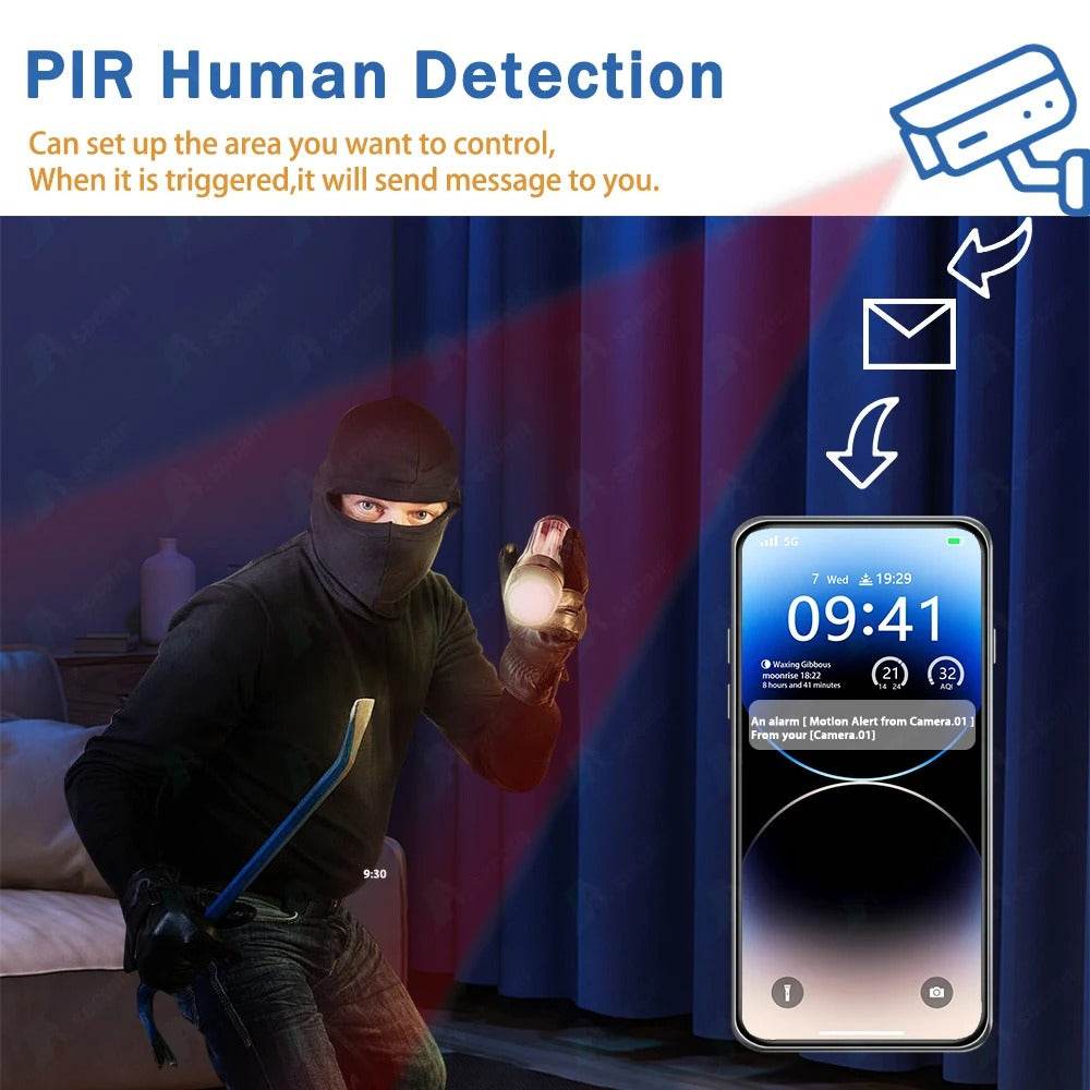 4K 4G SIM Card Dual Lens Solar Camera (V380 Pro) - DMC Wholesale