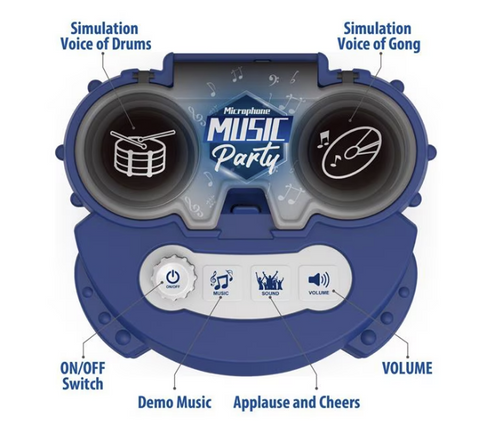 Music Party Microphone Set - Alt View