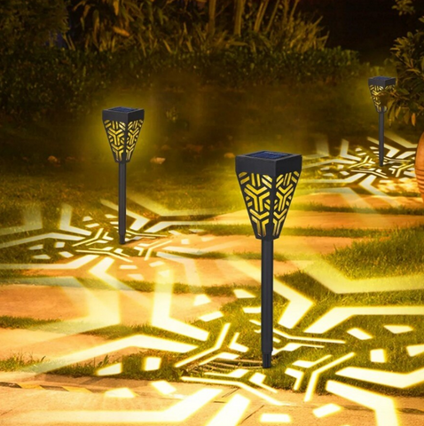 Decorative Solar Garden Lamp Set - Alt View