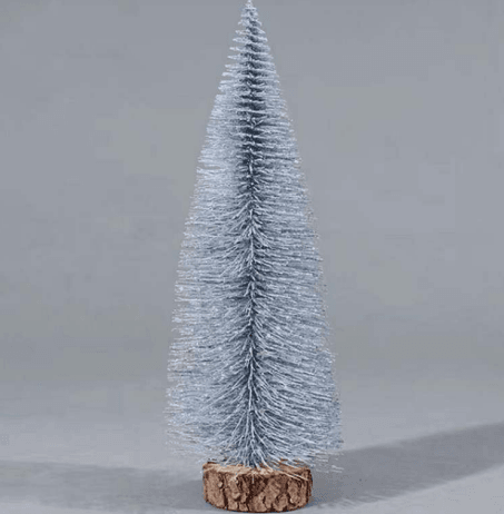 Mini Christmas Tree (Each)(20cm)(Silver) - Alt View