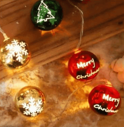 Battery Operated Christmas Decorative LED Lights (10 pcs)(Blue) - DMC Wholesale