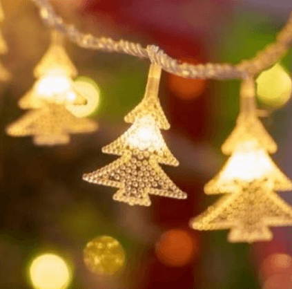 Battery Operated Christmas Tree String Lights (20L)(3M)(Yellow) - DMC Wholesale