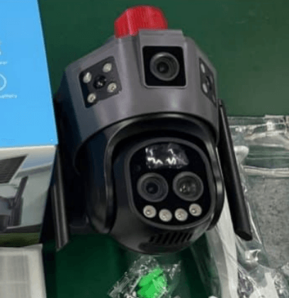 4G Solar Powered Multi Lens Security Camera - DMC Wholesale