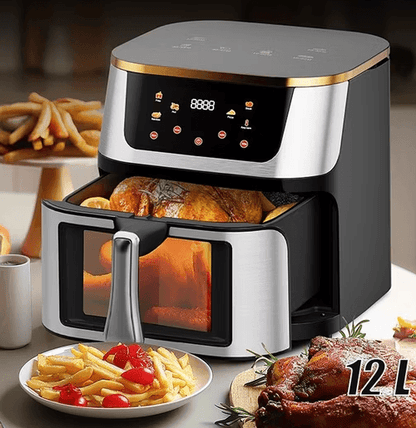 Digital Extra Large Capacity Air Fryer (12L)(2800W)(220-240V) - DMC Wholesale