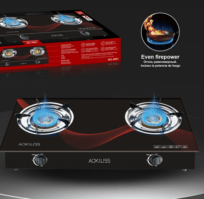 Double Burners Gas Stove (Ackiliss) - DMC Wholesale