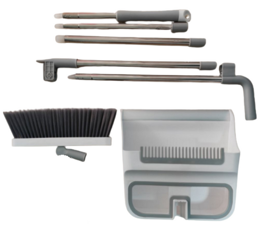 Foldable Broom and Dustpan Set