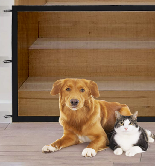 Ingenious Child Pet Safety Mesh Gate