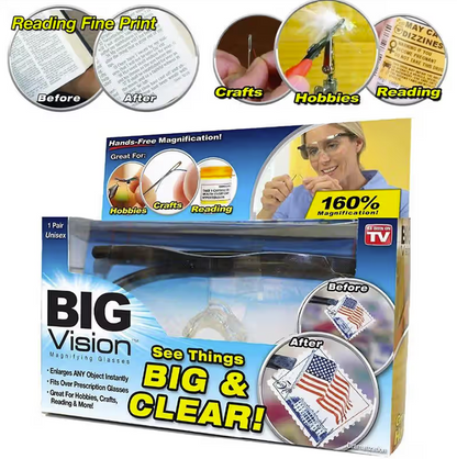 Big Vision Magnifying Glasses (160% Magnification)