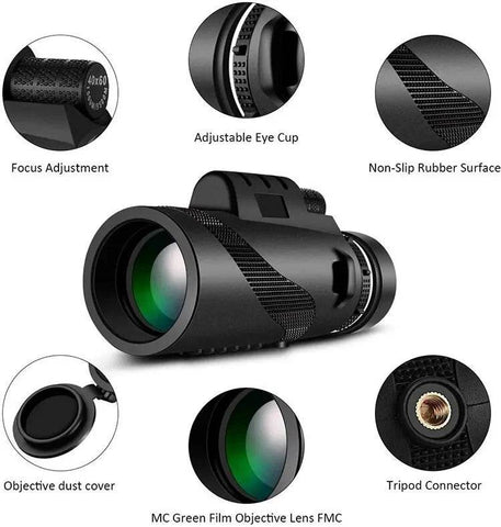 Powerful Mini Monocular Telescope - Alt View
