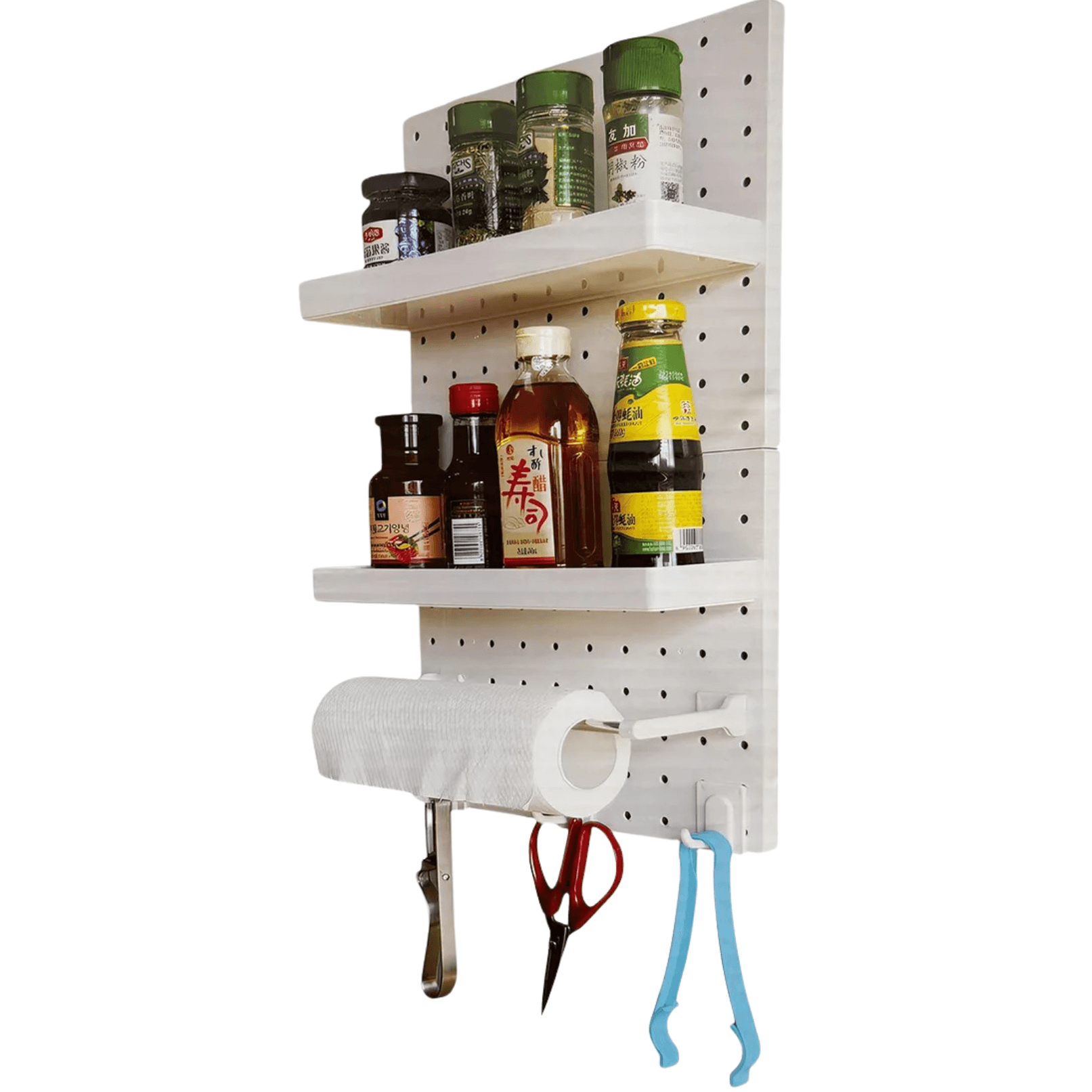 Adjustable Wall Mounted Wire Wrap Board Storage Rack - DMC Wholesale