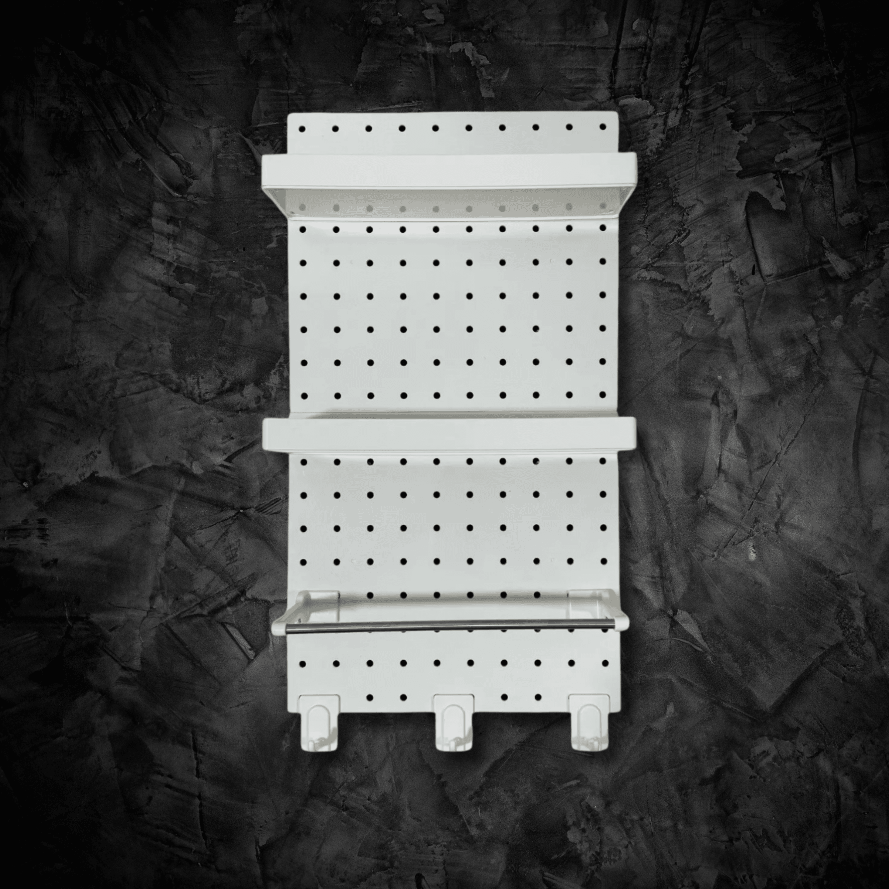 Adjustable Wall Mounted Wire Wrap Board Storage Rack - DMC Wholesale