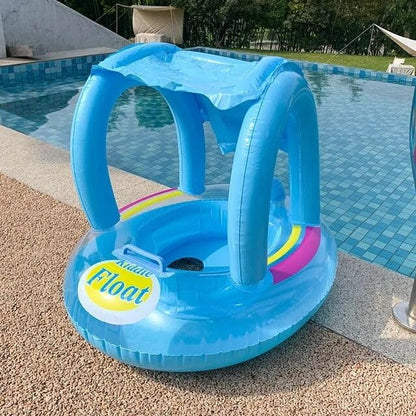 Baby Pool Float with Sunshade