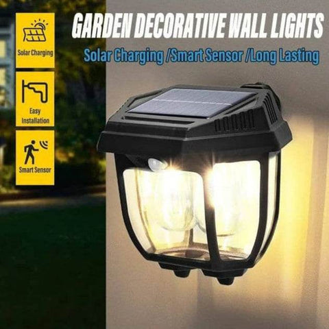 Outdoor Solar Wall Lamp (Double)