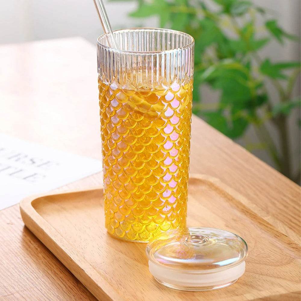 Clear Wavy Glass Tumbler (600ml)(Each) - DMC Wholesale