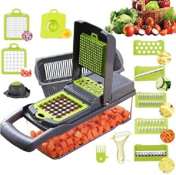 Classic Vegetable Chopper Slicer Dicer (14 pcs) - DMC Wholesale