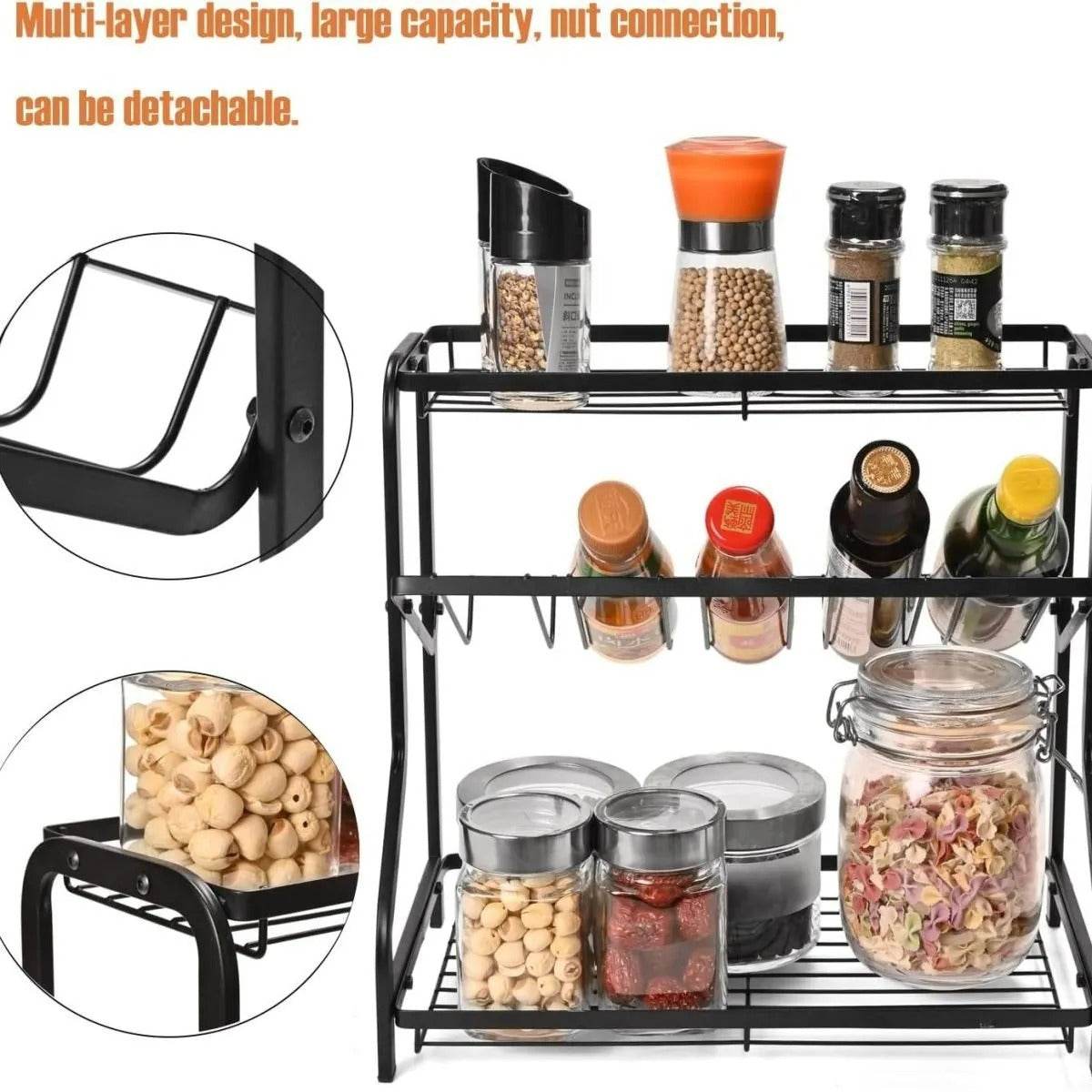 Kitchen Incline Storage Rack (3 Tier) - DMC Wholesale