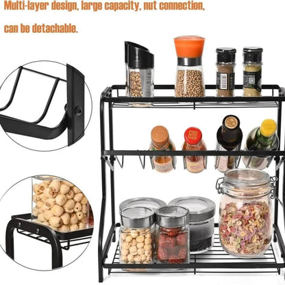 Kitchen Incline Storage Rack (3 Tier) - DMC Wholesale