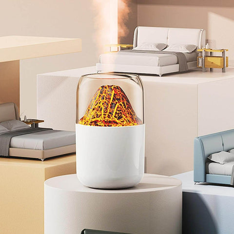 Volcano Flame Diffusing Humidifier - Alt View