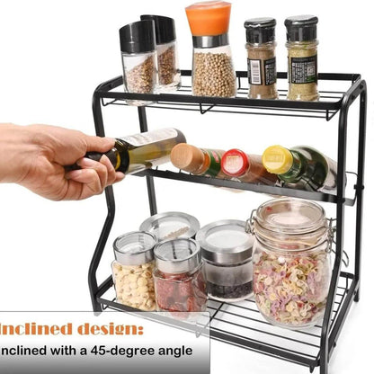 Kitchen Incline Storage Rack (3 Tier) - DMC Wholesale