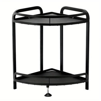 Wrought Iron Corner Kitchen or Bathroom Shelf (Each) - DMC Wholesale