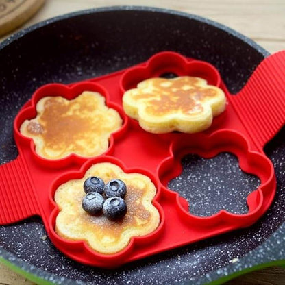 Silicone Flapjack And Egg Mold (Flower) - DMC Wholesale
