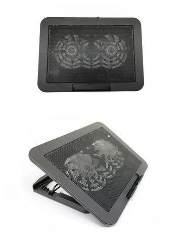 Dual Fine Tech Laptop Cooler Pad - Alt View