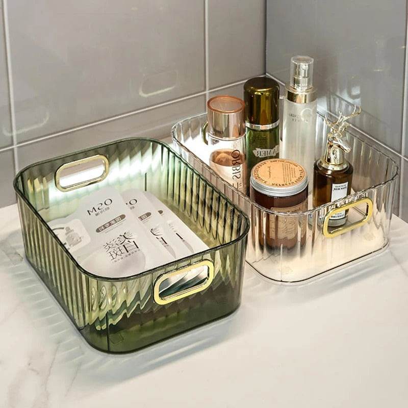 Transparent Stackable Acrylic Storage Basket - DMC Wholesale