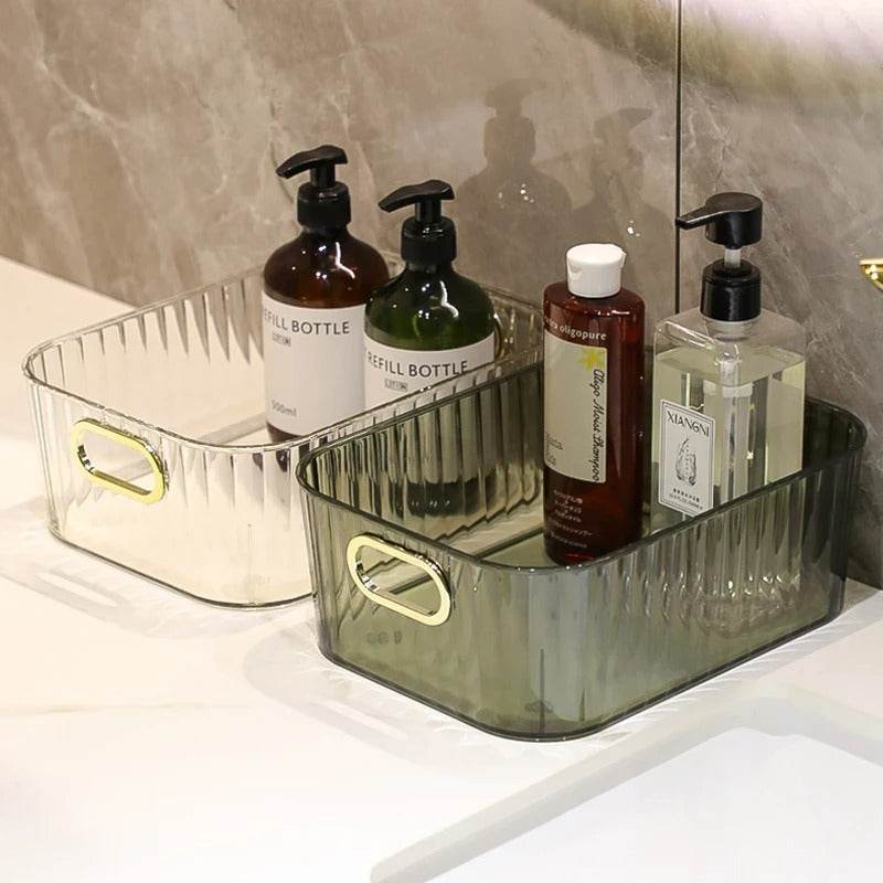 Transparent Stackable Acrylic Storage Basket - DMC Wholesale