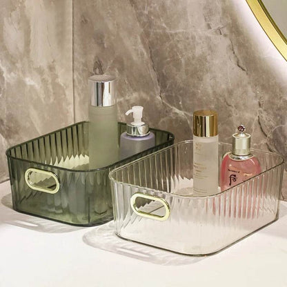 Transparent Stackable Acrylic Storage Basket - DMC Wholesale